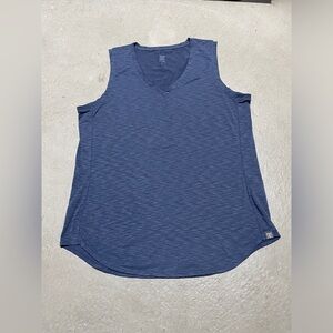 Title Nine Henerala Tank space-dyed dark blue